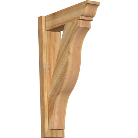 Ekena Millwork Funston Rough Sawn Traditional Outlooker, Western Red Cedar, 6"W x 20"D x 32"H OUT06X20X32FST01RWR